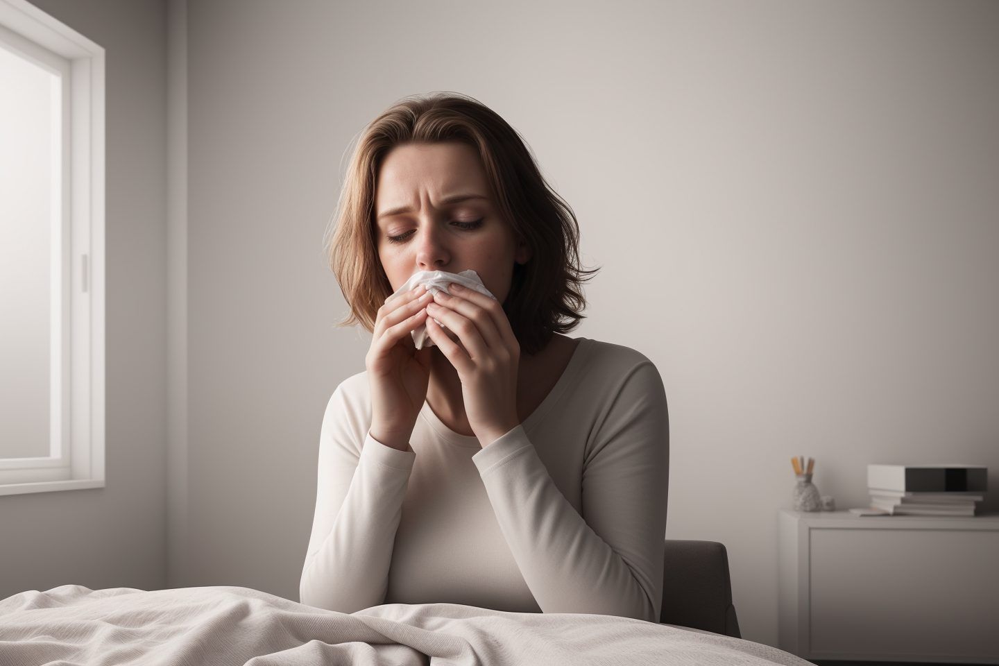 Woman With Hay Fever